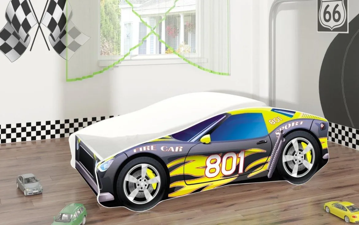 Kinderbett Car mit verschiedenen Motiven