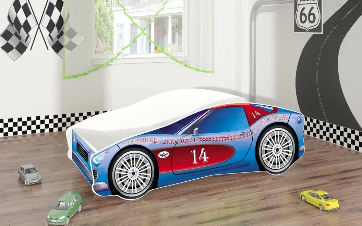 Kinderbett Car mit verschiedenen Motiven