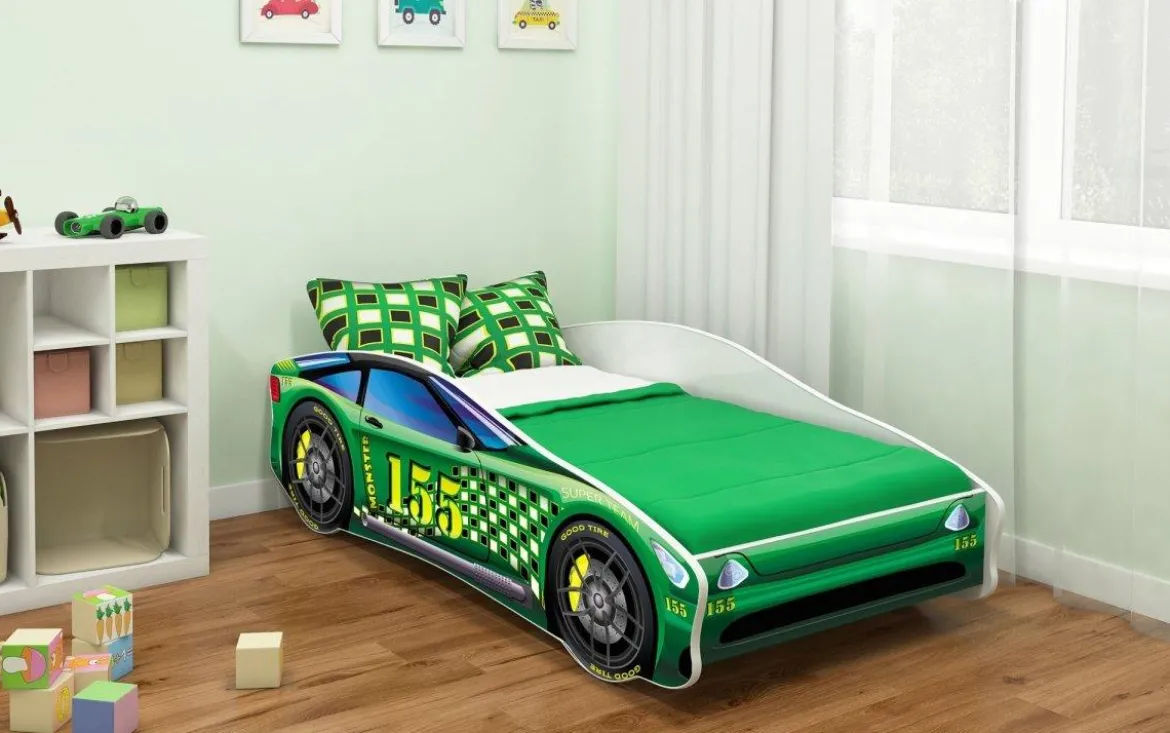 Kinderbett Car mit verschiedenen Motiven