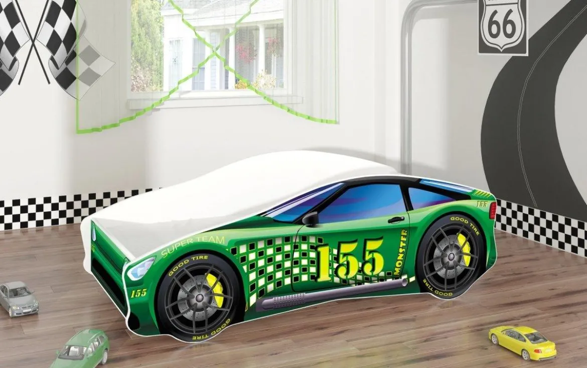 Kinderbett Car mit verschiedenen Motiven