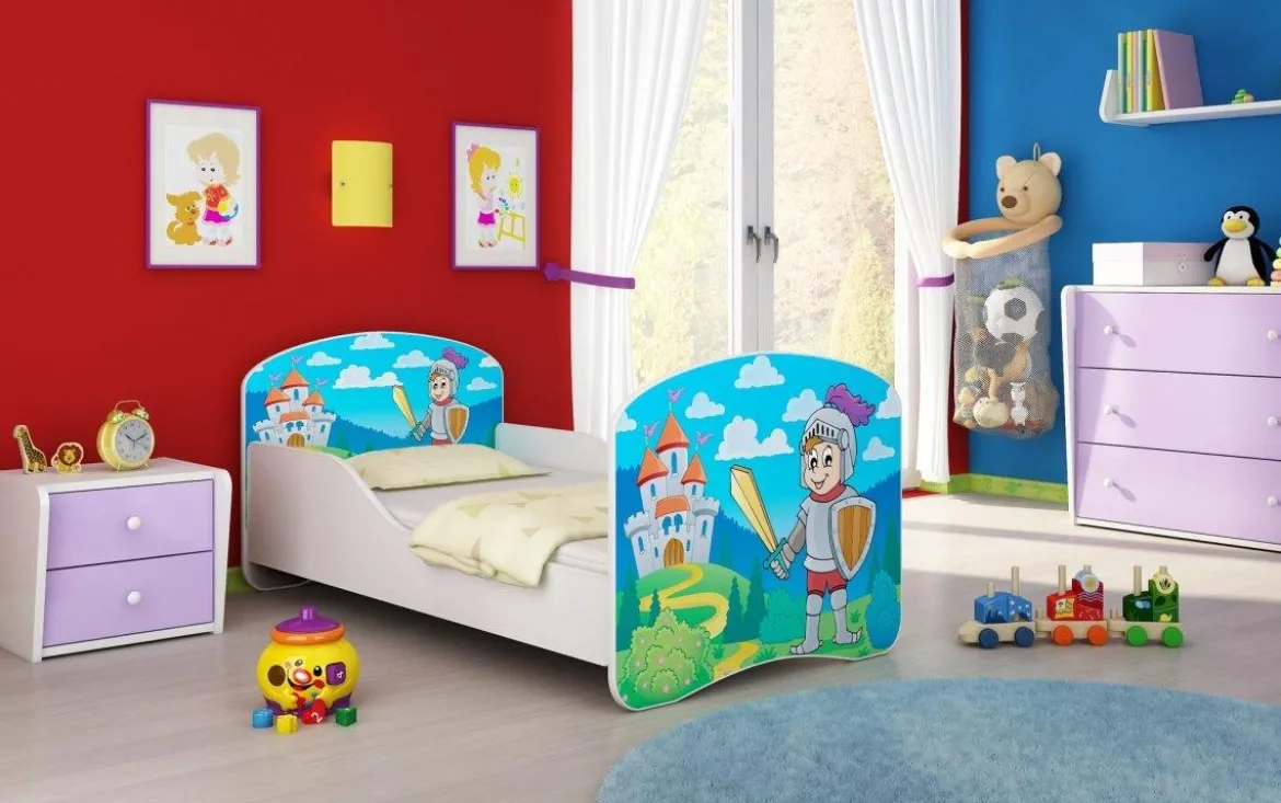 Kinderbett Milena mit verschiedenen Mustern
