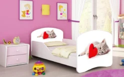 Kinderbett Milena mit verschiedenen Mustern