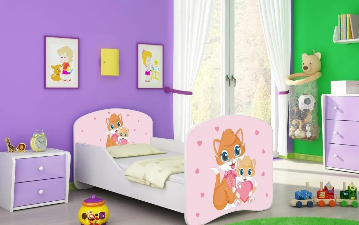 Kinderbett Milena mit verschiedenen Mustern