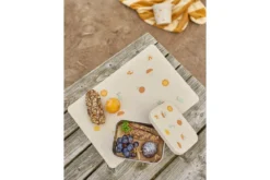 Kinder-Brotdose „Finn“ – Edelstahl in Naturtönen