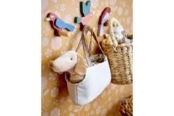 Kinder-Garderobe Avi - Vogelhaken aus Holz 3er-Set