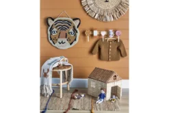 Kinder-Garderobe Haily – aus Kiefernholz mit Bonbon-Design