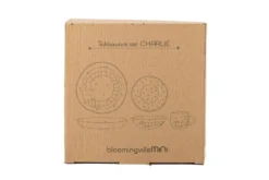 Kinder-Geschirrset Porto – Buntes Steingut mit Hundemotiv (3-teilig)