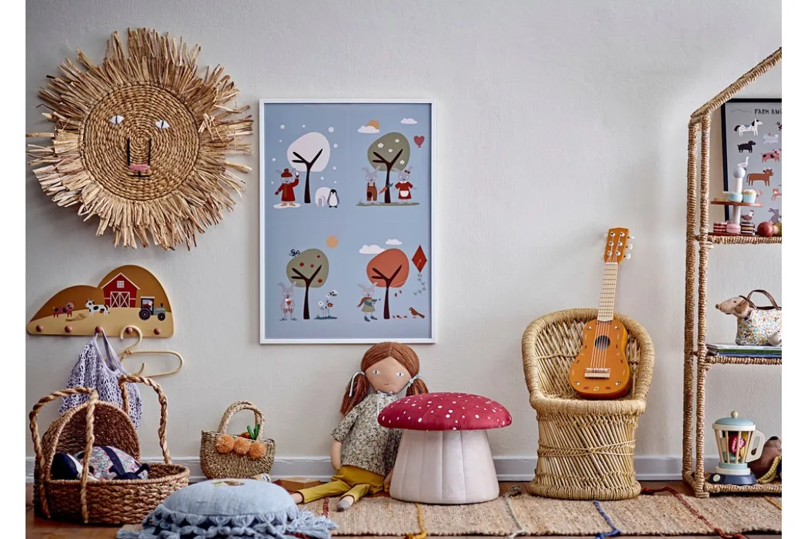 Kinder Hocker Fernando – Pilz Hocker in Rot-Weiß fürs Kinderzimmer