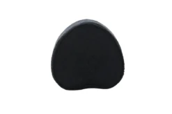 Kinderhocker Luma – Herzförmiger Hocker in Schwarz