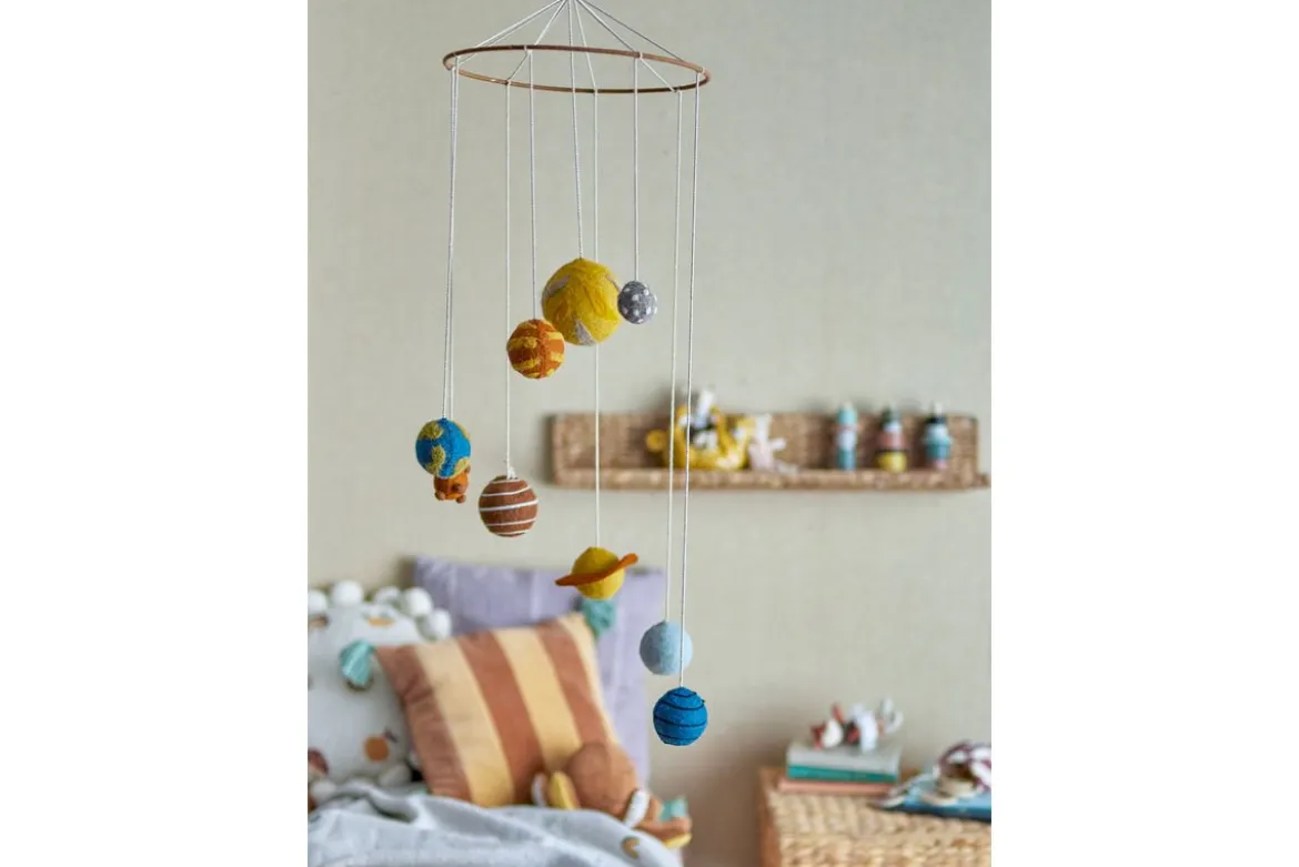 Kinder-Mobile „Cosmi“ – Bunte Baumwolle