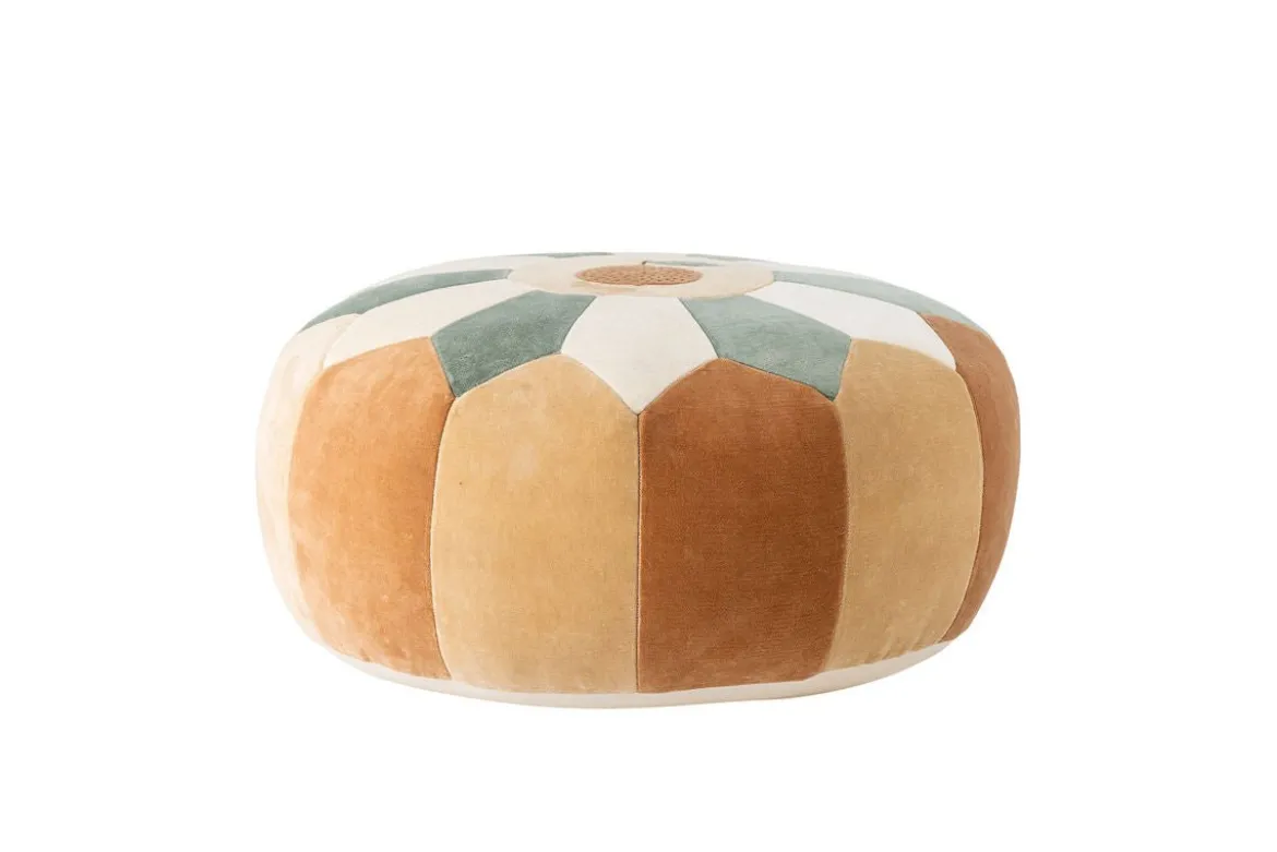 Kinder-Pouf „Olli“ – Baumwolle in warmen Naturtönen
