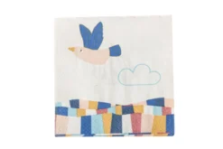Kinder-Servietten „Birdy“ – Naturfarbenes Papier (20er-Set)