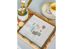 Kinder-Servietten „Party Friends“ – Blaues Papier (20er-Set)