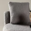 Kindersessel Lunno – Kuscheliger Teddy-Sessel in Grau