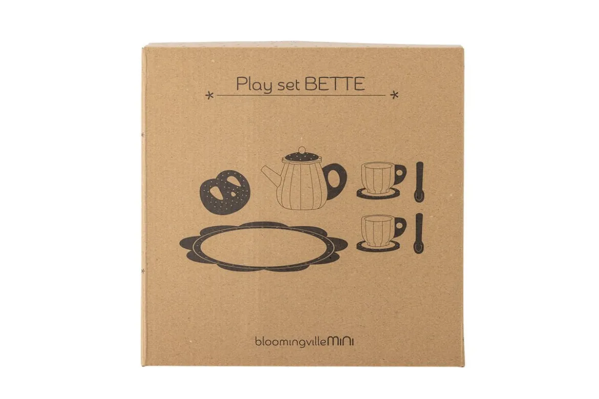 Kinder Spielset Betty – 9-teiliges Tee-Spielset aus Holz für Kinder