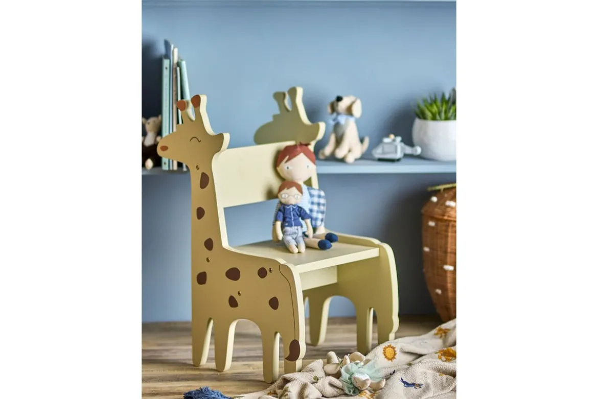 Kinderstuhl „Gigi“ – FSC®-zertifiziertes MDF in Natur- & Grautönen