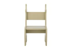 Kinderstuhl „Gigi“ – FSC®-zertifiziertes MDF in Natur- & Grautönen