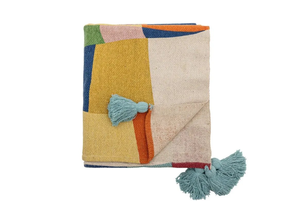 Kindertagesdecke Palma – Bunte Decke aus recycelter Baumwolle