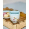 Kinder Tasse Josie - Steingut-Tasse mit Figuren & blauem Inneren