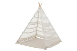 Kinder-Tipi Lumi – Naturfarbene Baumwolle