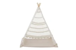 Kinder-Tipi Lumi – Naturfarbene Baumwolle