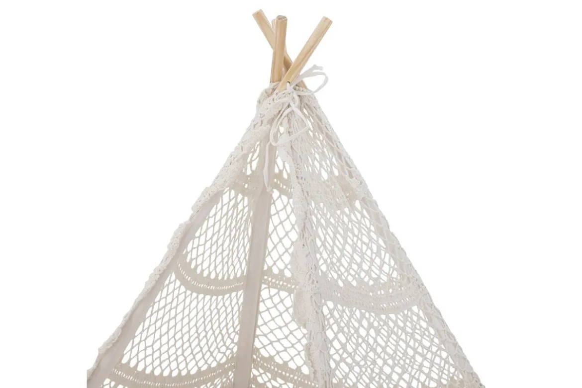 Kinder-Tipi Lumi – Naturfarbene Baumwolle