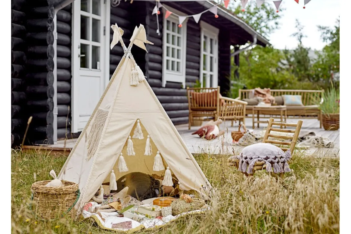 Kinder Tipi Zelt Darlin – Spielzelt aus Baumwolle & Holz