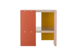 Kindertisch Justus - quadratischer Tisch aus FSC-MDF mit bunten Seiten