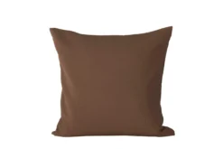 Kissenbezug Agatha - 50x50 cm in Schwarz, Grün und Dunkelbraun