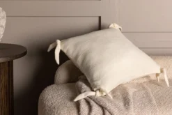 Kissenbezug Ambiente - 40x40 cm in Beige, Dunkelgrau und Weiß