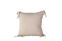 Kissenbezug Ambiente - 40x40 cm in Beige, Dunkelgrau und Weiß
