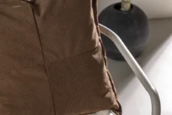 Kissenbezug Budapest - 50x50 cm in Beige, Dunkelgrün und Braun