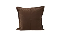 Kissenbezug Budapest - 50x50 cm in Beige, Dunkelgrün und Braun