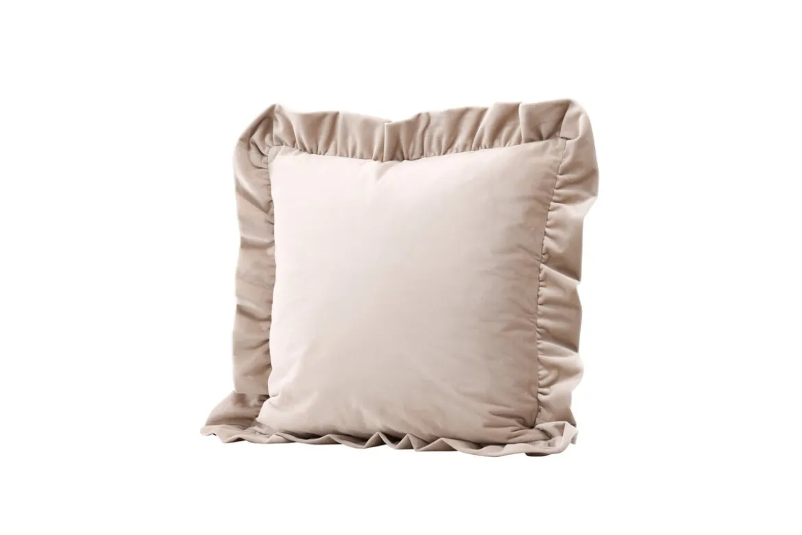 Kissenbezug Essence - 50x50 cm in Beige, Rosa und Weiß