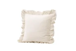 Kissenbezug Essence - 50x50 cm in Beige, Rosa und Weiß