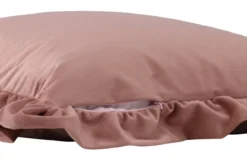 Kissenbezug Essence - 50x50 cm in Beige, Rosa und Weiß