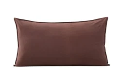 Kissenbezug Hygge - 50x90 cm in Braun, Beige und Weiß aus 100% Baumwolle
