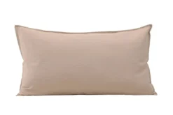 Kissenbezug Hygge - 50x90 cm in Braun, Beige und Weiß aus 100% Baumwolle