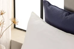 Kissenbezug Hygge - 50x90 cm in Braun, Beige und Weiß aus 100% Baumwolle