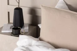 Kissenbezug Hygge - 50x90 cm in Braun, Beige und Weiß aus 100% Baumwolle