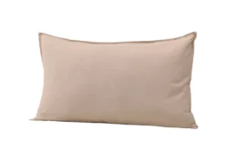 Kissenbezug Hygge - 50x90 cm in Braun, Beige und Weiß aus 100% Baumwolle