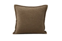 Kissenbezug Nature - 60x60 cm in Beige, Braun und Dunkelgrün