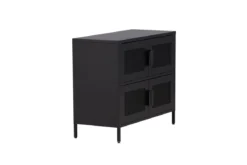Kommode Berit – Industrial Design in Schwarz