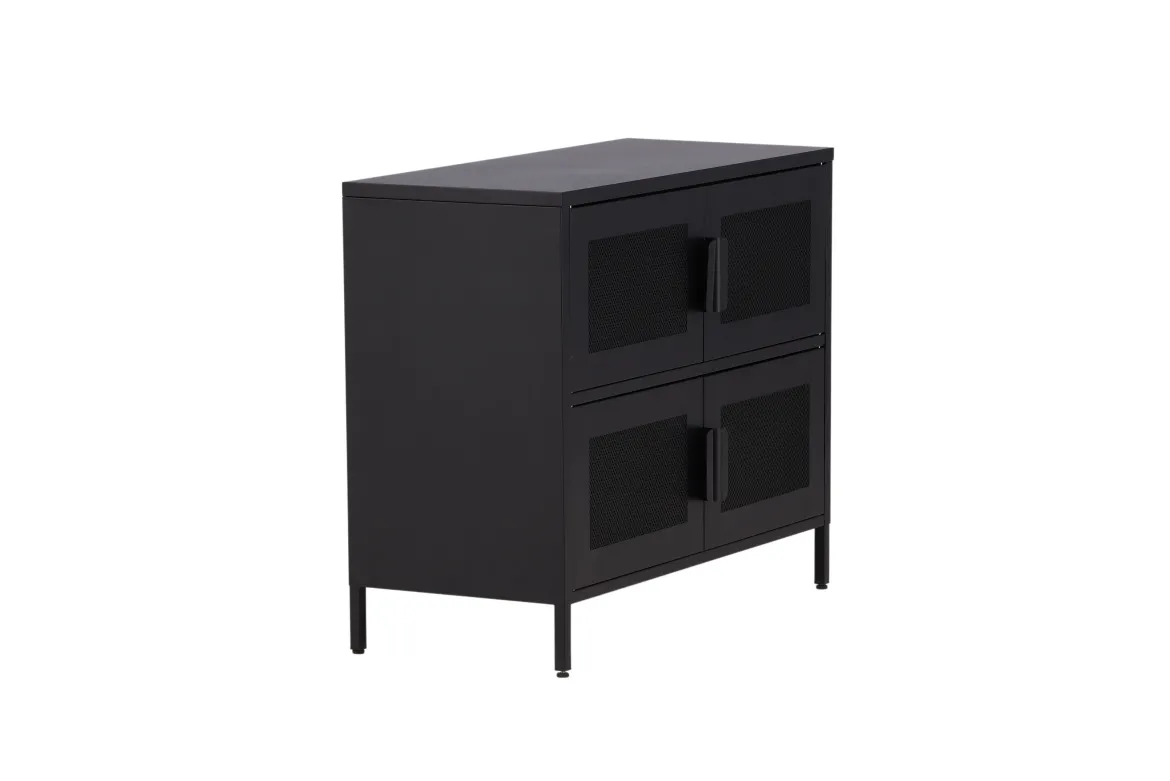 Kommode Berit – Industrial Design in Schwarz