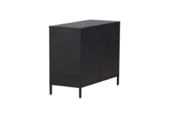Kommode Berit – Industrial Design in Schwarz