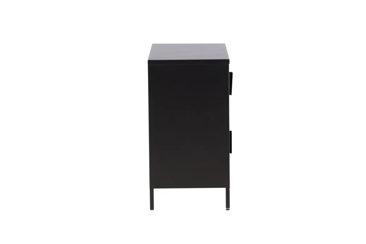 Kommode Berit – Industrial Design in Schwarz