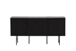 Kommode Elvesta – 150 cm, Whitewash oder Schwarz, Modern Skandi