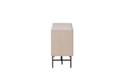 Kommode Elvesta – 150 cm, Whitewash oder Schwarz, Modern Skandi