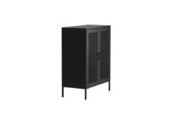 Kommode Faylen – Industrial-Design in Schwarz, Weiß & Grau