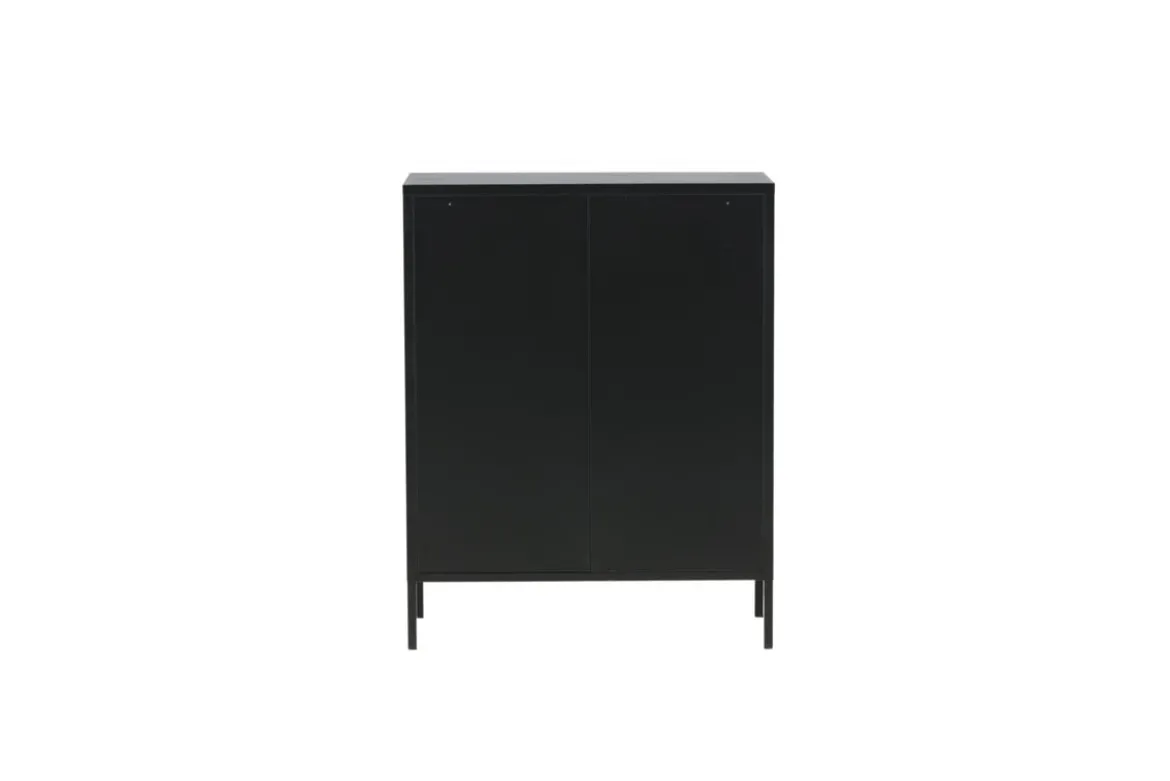 Kommode Faylen – Industrial-Design in Schwarz, Weiß & Grau